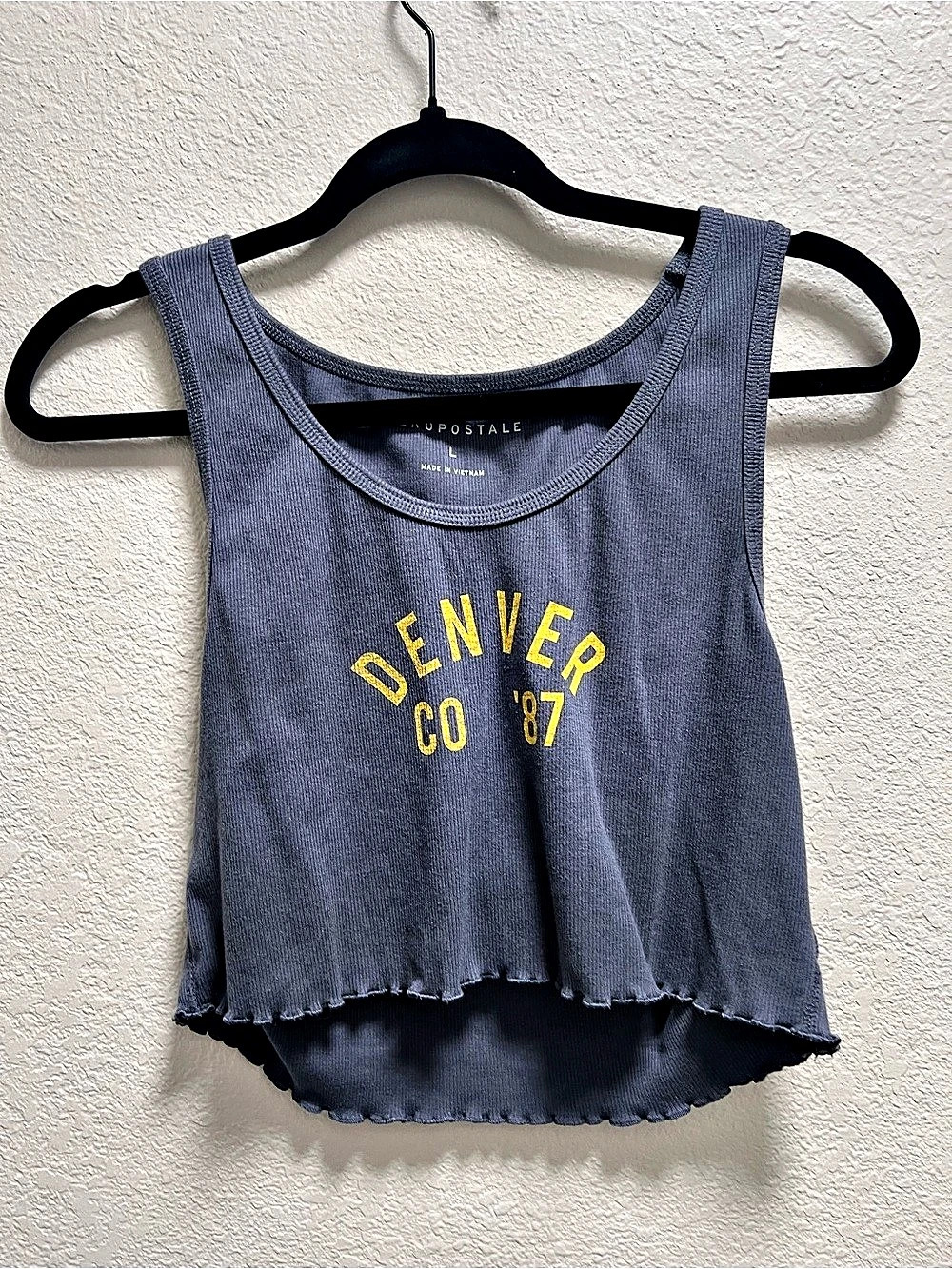 Aeropostale Women's Graphic Tank Top Size Large